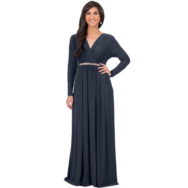 long sleeve caftan dress