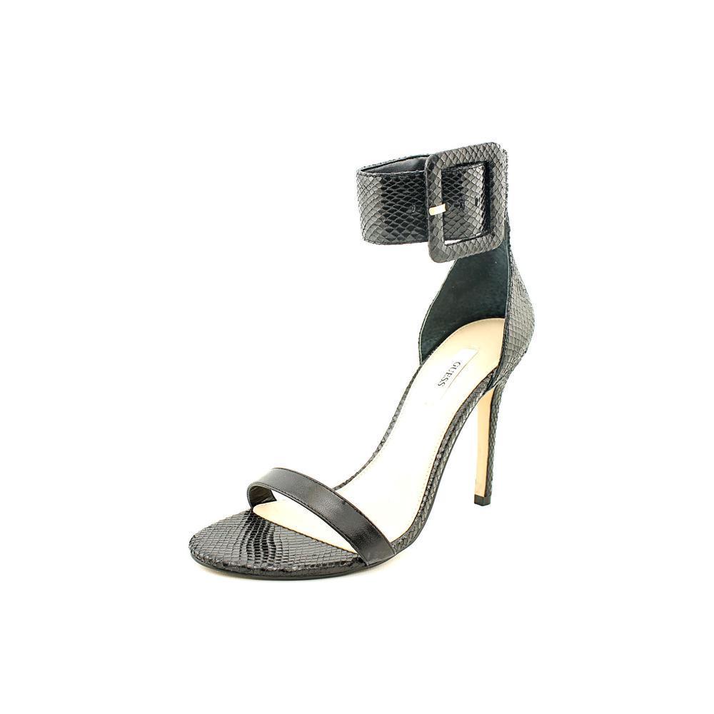 guess animal print heels