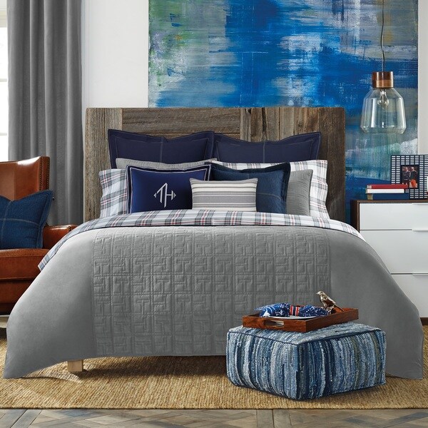 Tommy Hilfiger Academy Grey Duvet Cover