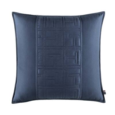 Tommy Hilfiger Academy Navy Cotton Percale Euro Sham