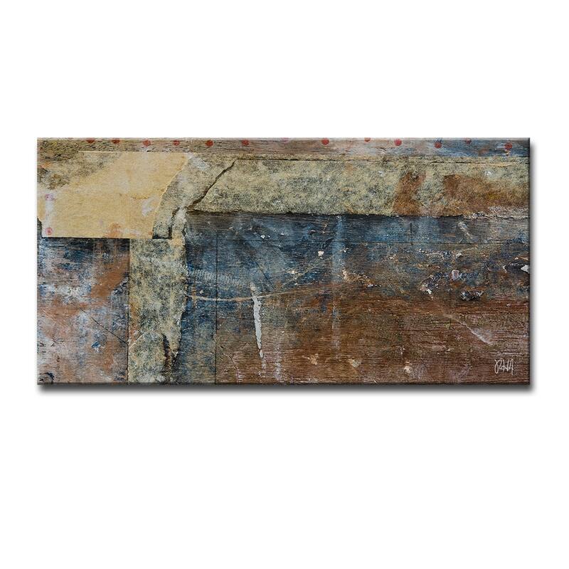 Abstract ABS XIII' Modern Rustic Canvas Wall Art