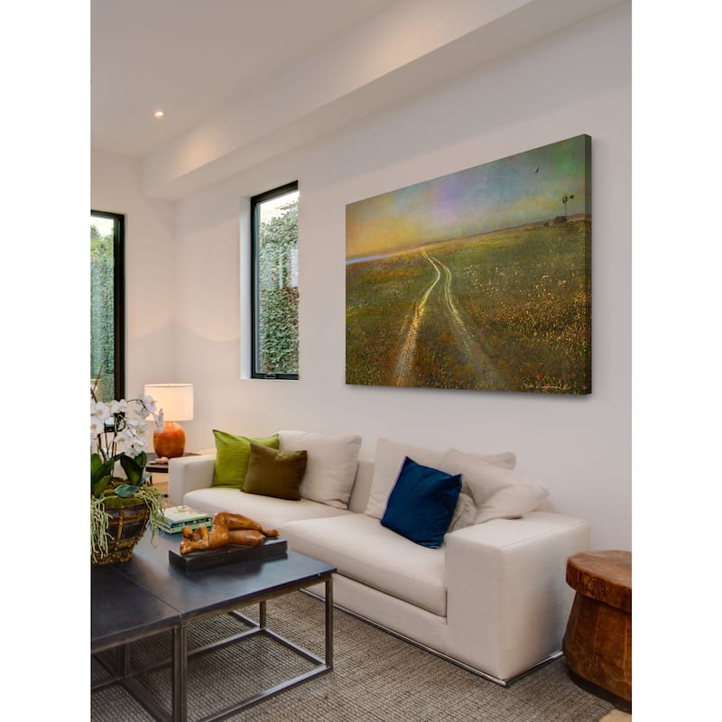 Marmont Hill - Long Road To Horizon by Chris Vest Painting Print on Canvas - Multi-Color