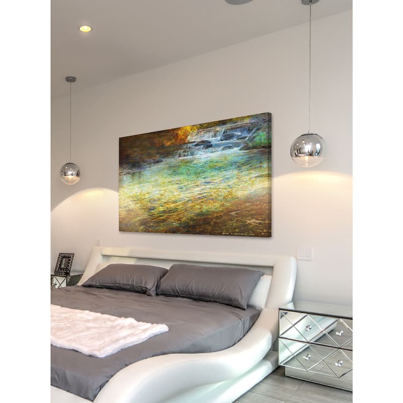Marmont Hill - Waterfall Impressions by Chris Vest Painting Print on Canvas - Multi-Color
