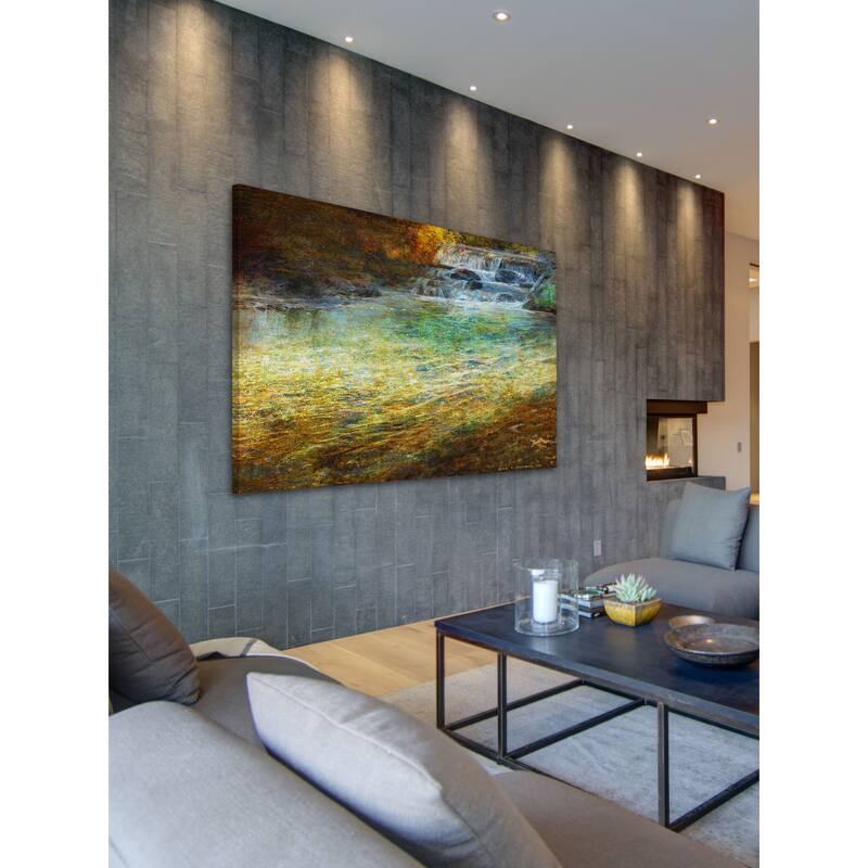 Marmont Hill - Waterfall Impressions by Chris Vest Painting Print on Canvas - Multi-Color