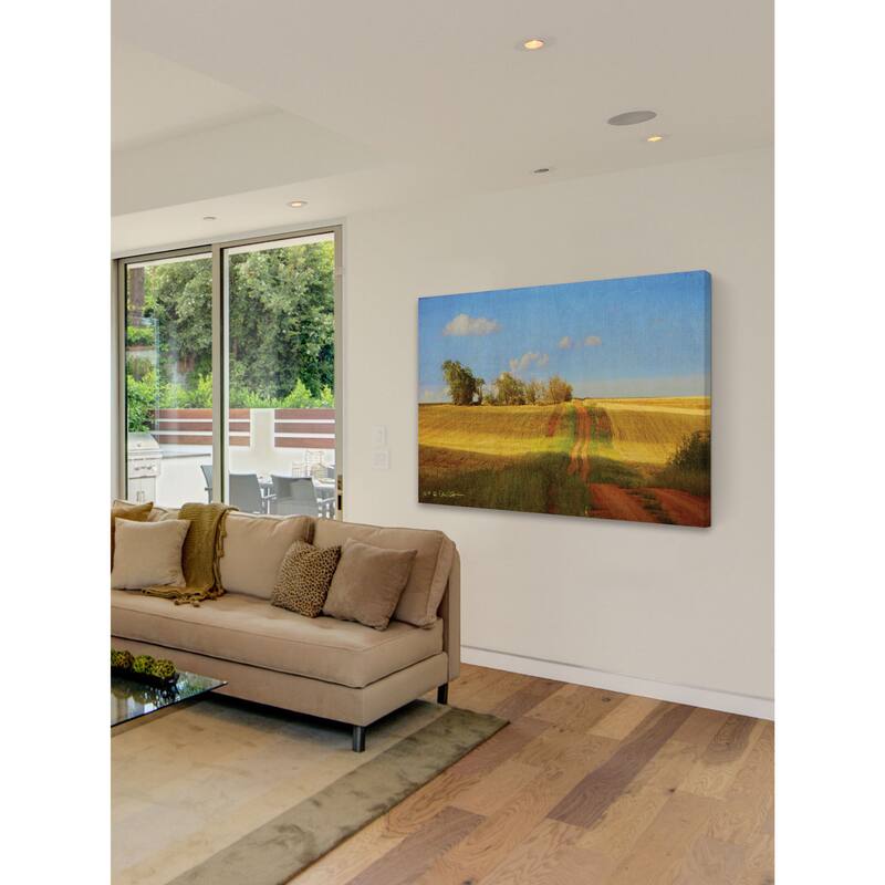 Marmont Hill - Road Old House by Chris Vest Painting Print on Canvas - Multi-Color