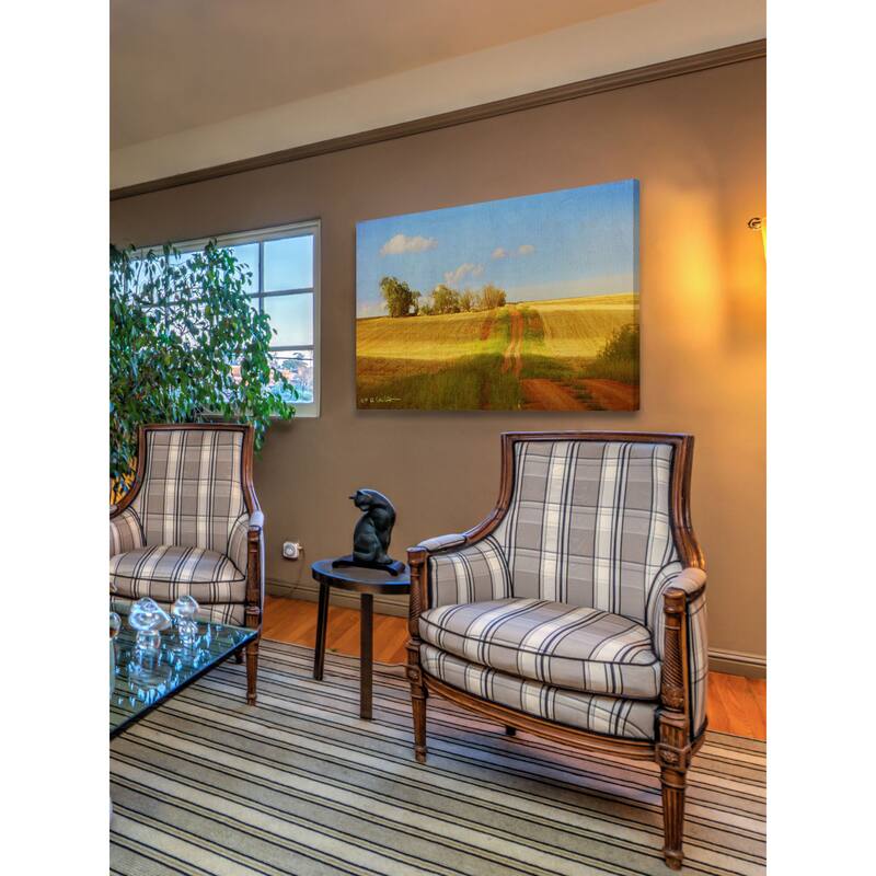Marmont Hill - Road Old House by Chris Vest Painting Print on Canvas - Multi-Color