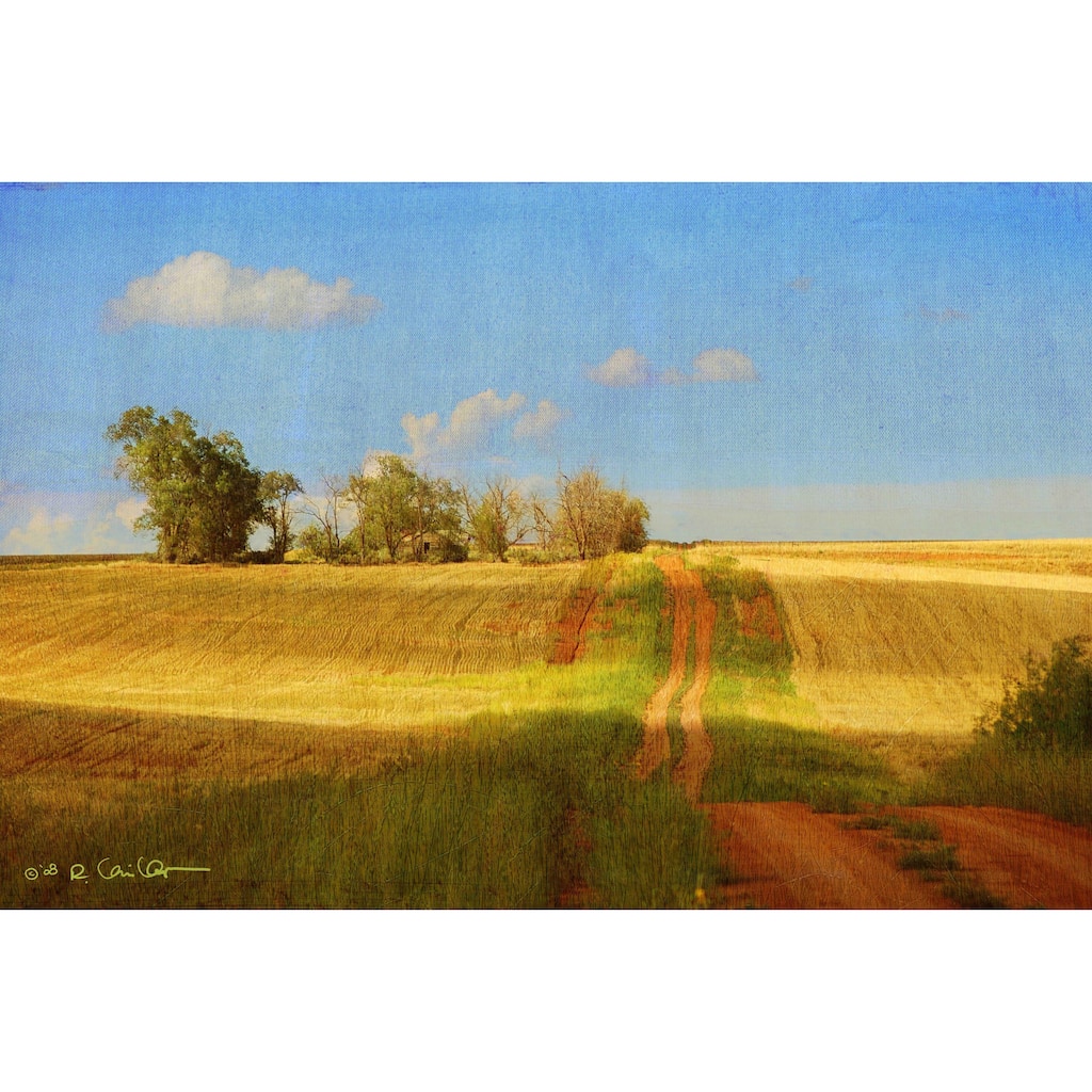 Marmont Hill - Road Old House by Chris Vest Painting Print on Canvas - Multi-Color