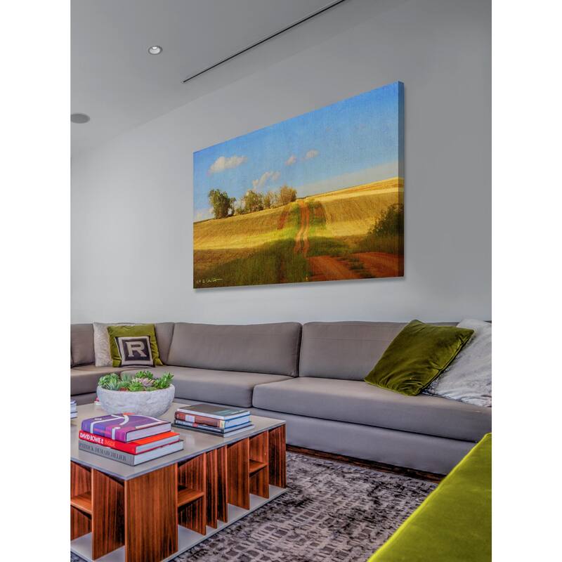 Marmont Hill - Road Old House by Chris Vest Painting Print on Canvas - Multi-Color