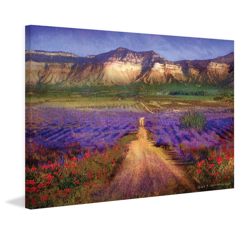 Marmont Hill - Bountiful Valley by Chris Vest Painting Print on Canvas - Multi-Color