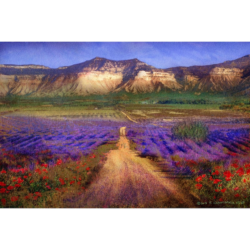 Marmont Hill - Bountiful Valley by Chris Vest Painting Print on Canvas - Multi-Color