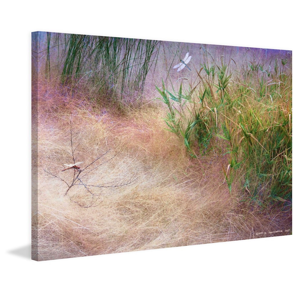 Marmont Hill - Muhly Grass Textures by Chris Vest Painting Print on Canvas - Multi-Color