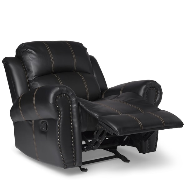 4baby deluxe faux leather glider chair