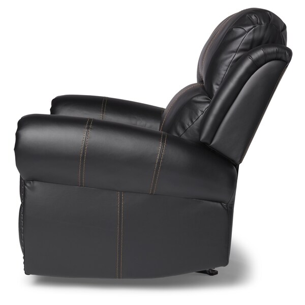 4baby deluxe faux leather glider chair
