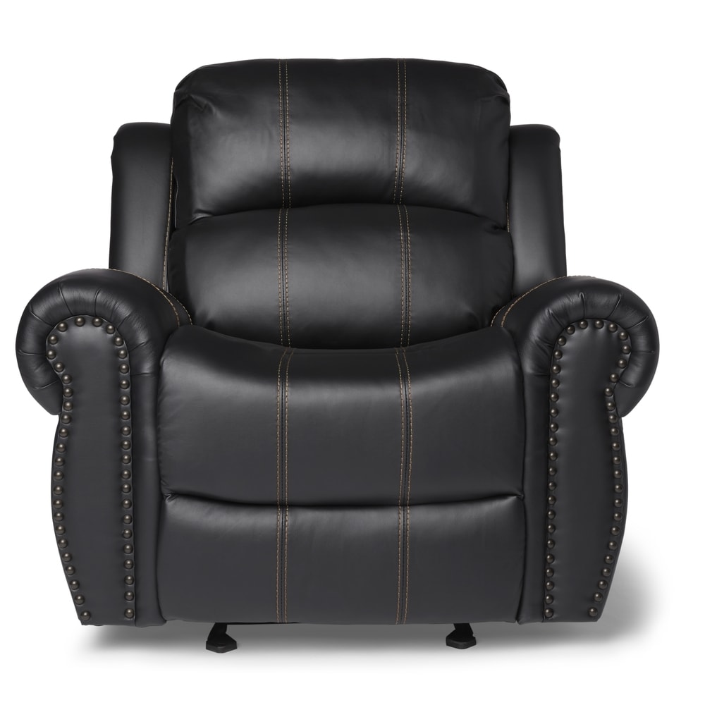 4baby deluxe faux leather glider chair
