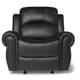 preview thumbnail 2 of 8, Charlie PU Leather Glider Recliner Club Chair by Christopher Knight Home