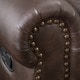 preview thumbnail 8 of 8, Charlie Bonded Leather Glider Recliner by Christopher Knight Home