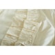 preview thumbnail 2 of 1, Cream Ruffle Sheet Set