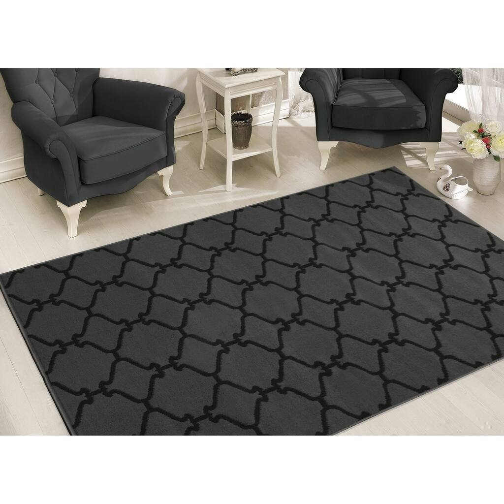 Sweet Home Stores Clifton Moroccan Trellis Design Area Rug (8' x 10')