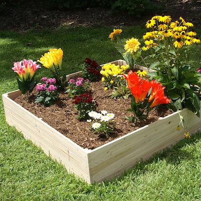 Riverstone Industries Eden Quick Assembly 17.5-inch Raised Garden Bed (4x4)