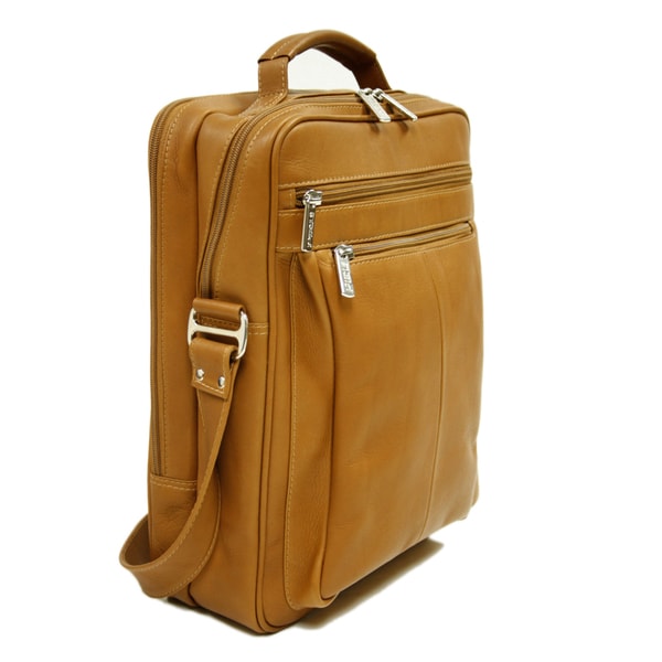 vertical laptop shoulder bag