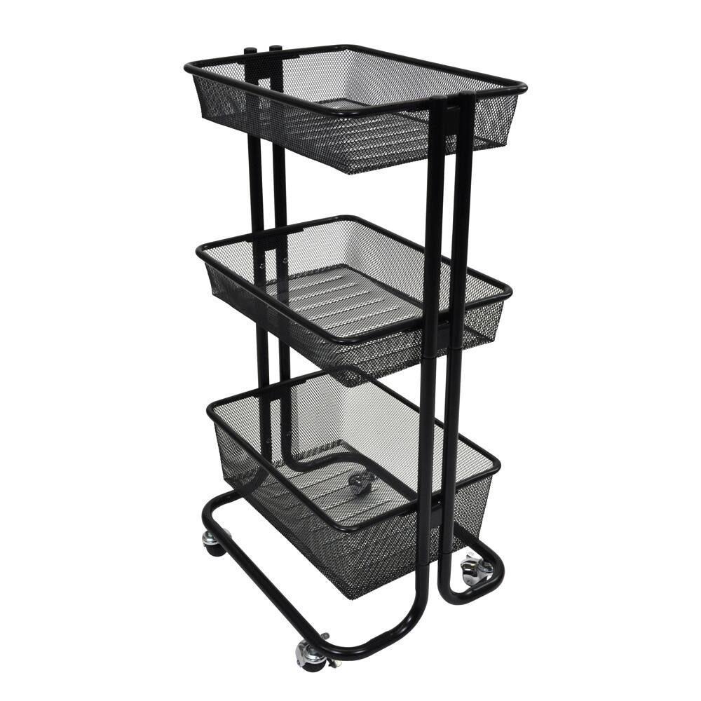 Offex Home Storage Kitchen Utility Rolling Cart