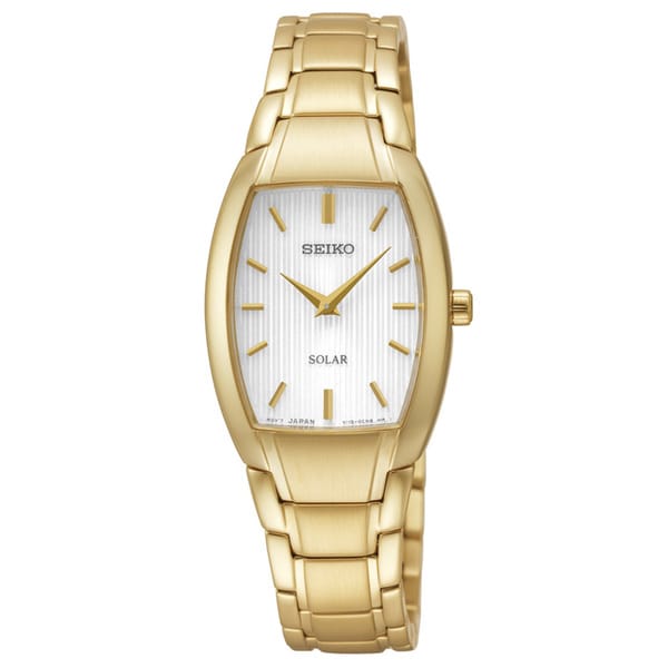 Seiko Womens Core Analog Display Analog Quartz Goldtone Watch