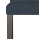 preview thumbnail 5 of 7, Skyline Furniture Nail Button Camel Back Dining Chair in Linen Navy