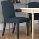 preview thumbnail 8 of 7, Skyline Furniture Nail Button Camel Back Dining Chair in Linen Navy