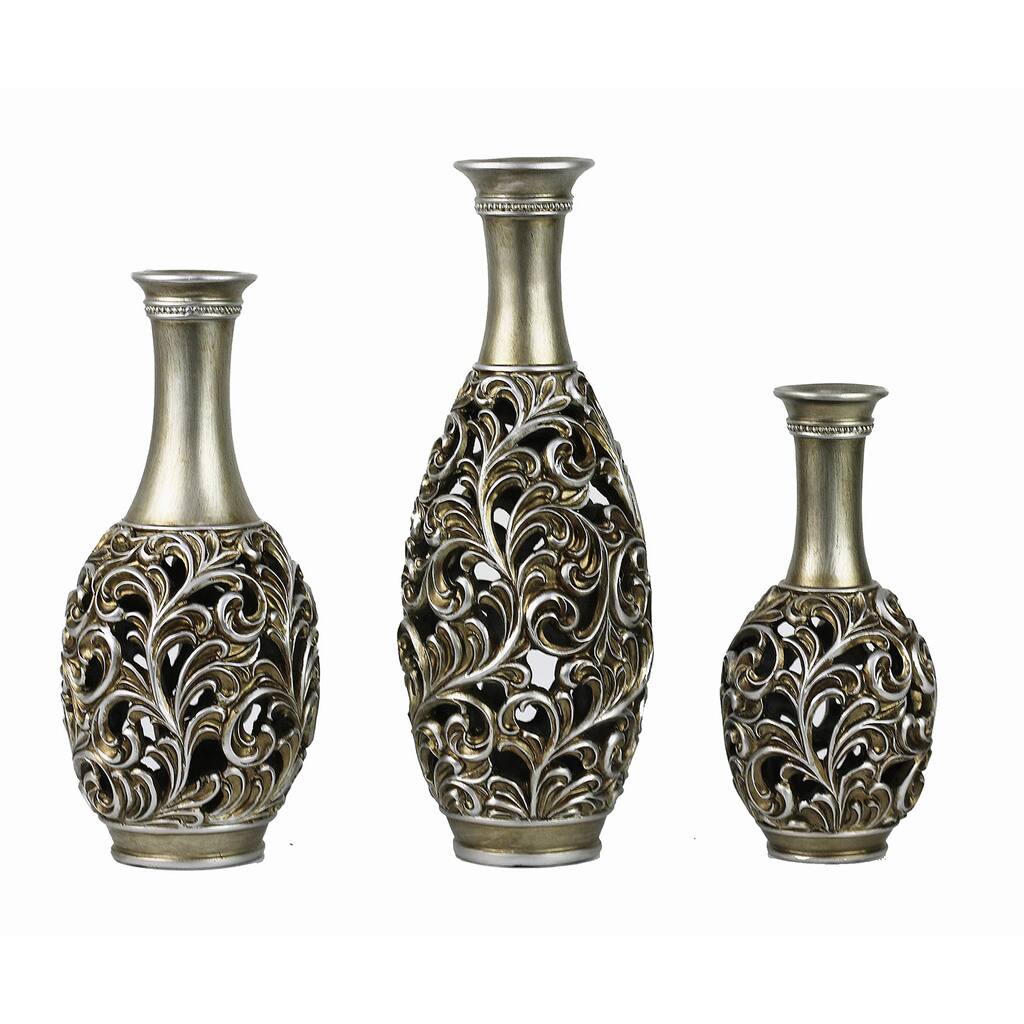 D'Lusso Designs Lucrezia Three Vase Set
