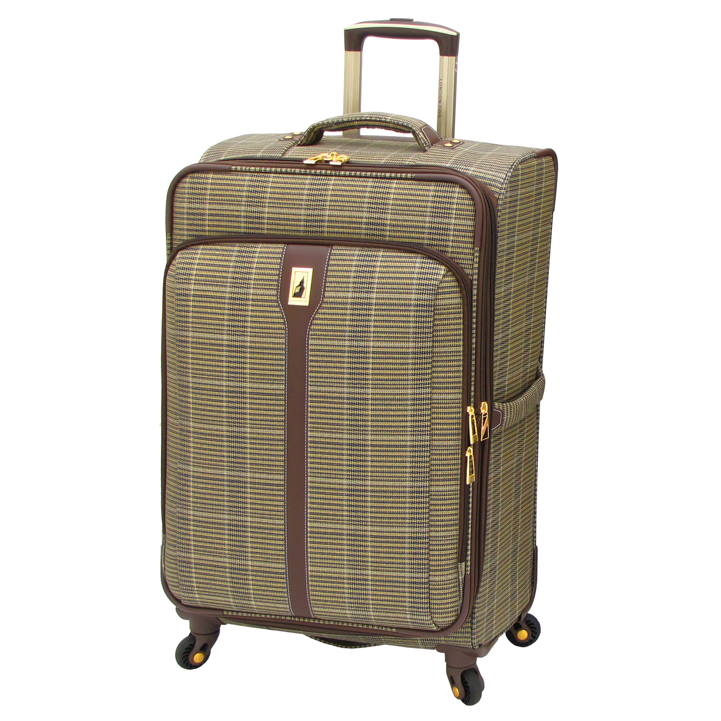 london fog plaid luggage