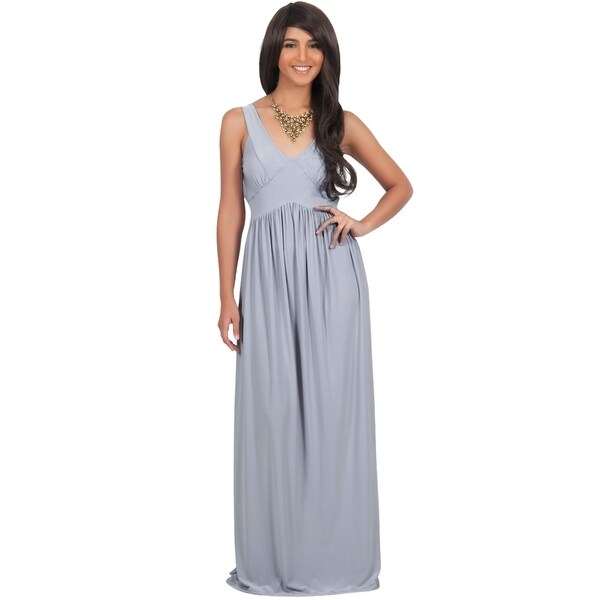 slimming maxi dress