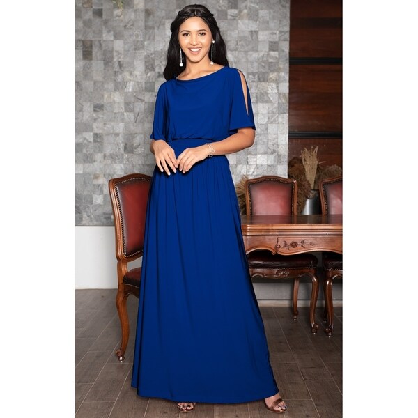 blue maxi dress online