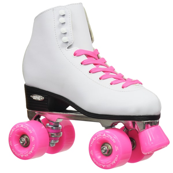 List 104+ Images white roller skates with pink wheels Latest