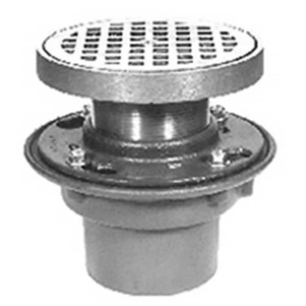 Zurn Floor Drain 6" Diameter Adjustable ZN415-4NL-6B - Free Shipping ...