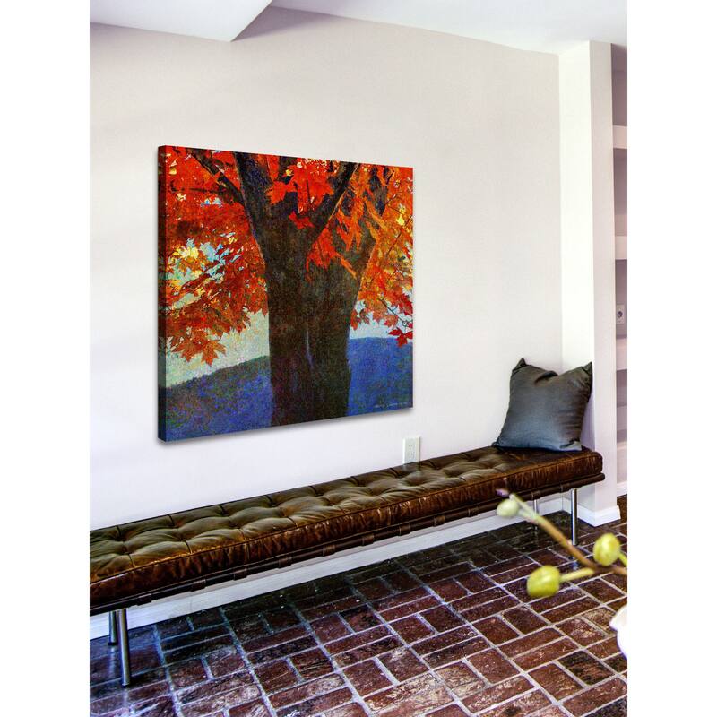 Marmont Hill - Brilliant Fall Maple I by Chris Vest Painting Print on Canvas - Multi-Color