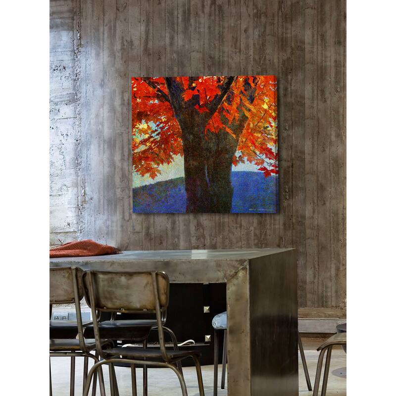 Marmont Hill - Brilliant Fall Maple I by Chris Vest Painting Print on Canvas - Multi-Color
