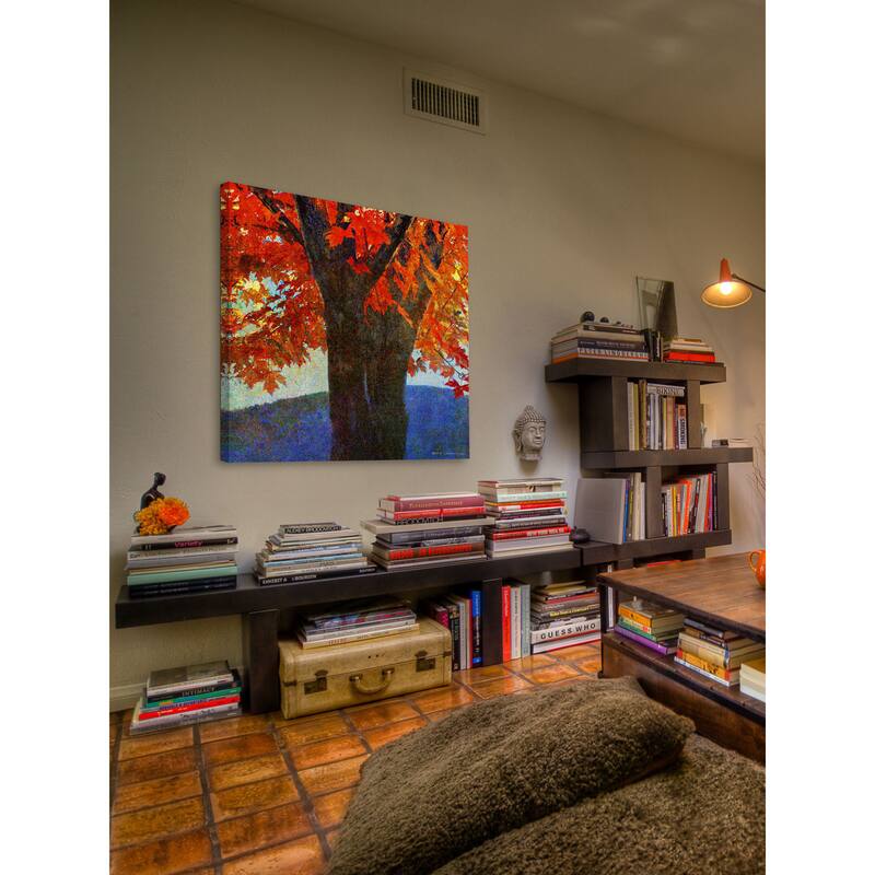 Marmont Hill - Brilliant Fall Maple I by Chris Vest Painting Print on Canvas - Multi-Color