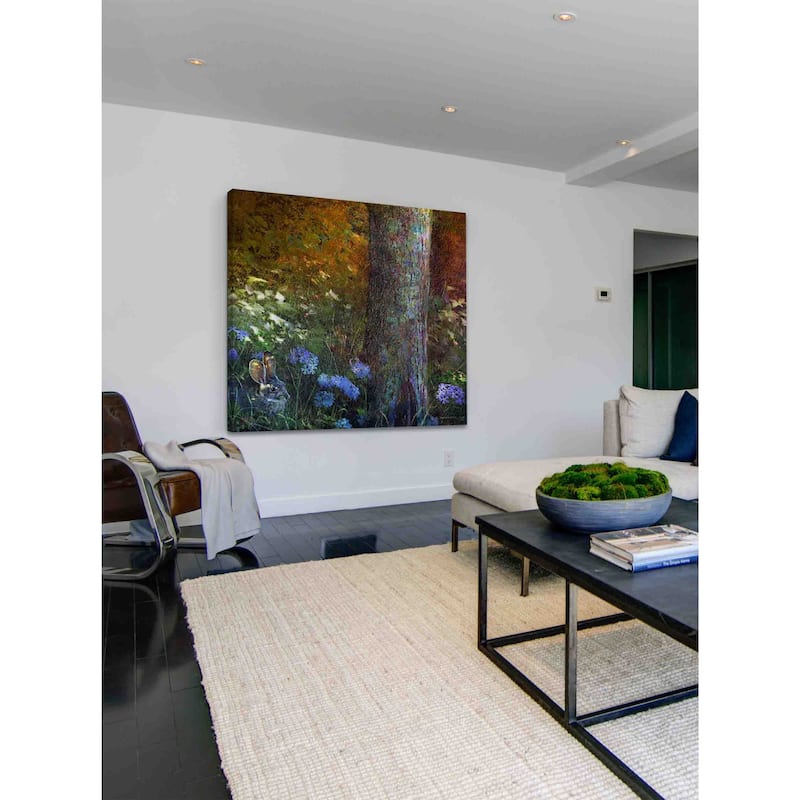 Marmont Hill - Forest Bunny by Chris Vest Painting Print on Canvas