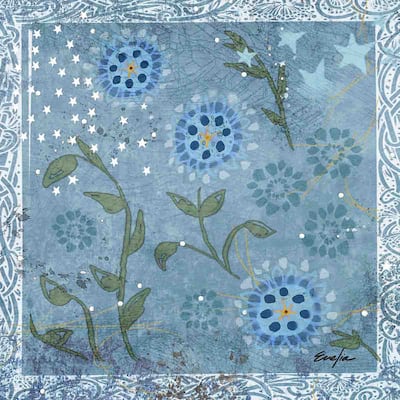 Marmont Hill - Eves Flowers by Evelia Painting Print on Canvas - Multi-Color