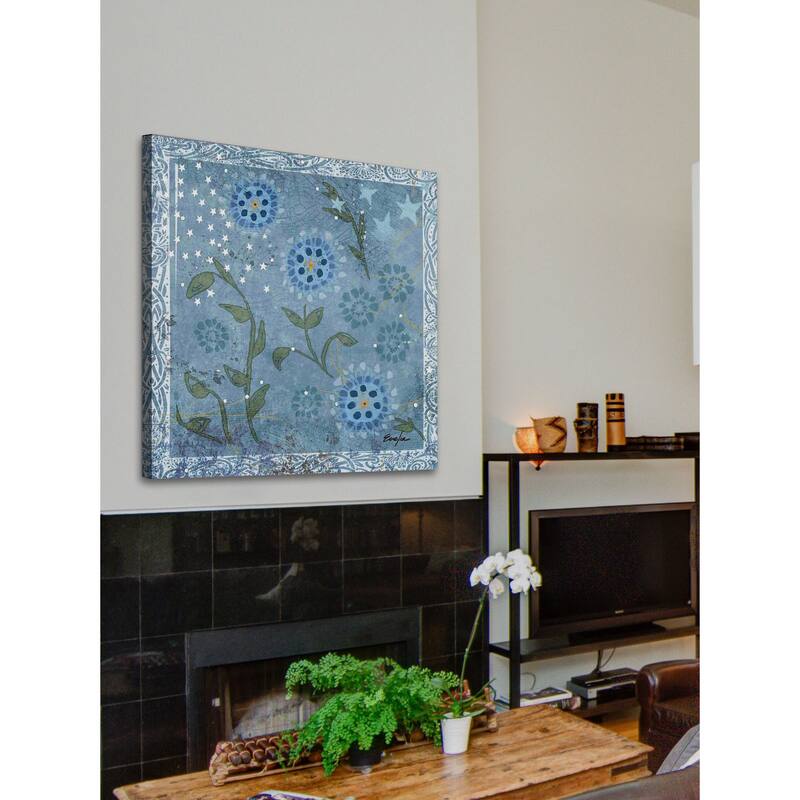 Marmont Hill - Eves Flowers by Evelia Painting Print on Canvas - Multi-Color