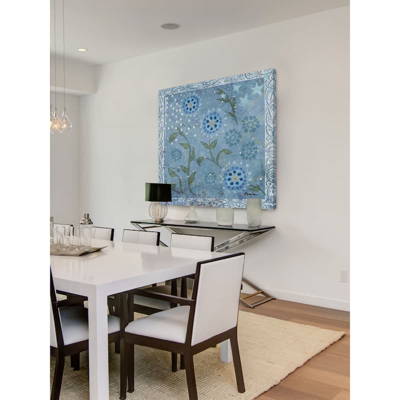 Marmont Hill - Eves Flowers by Evelia Painting Print on Canvas - Multi-Color