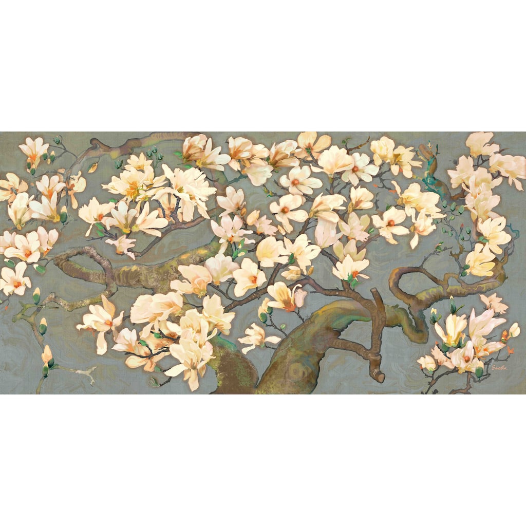 Marmont Hill - Magnolia Branches IV by Evelia Painting Print on Canvas - Multi-Color