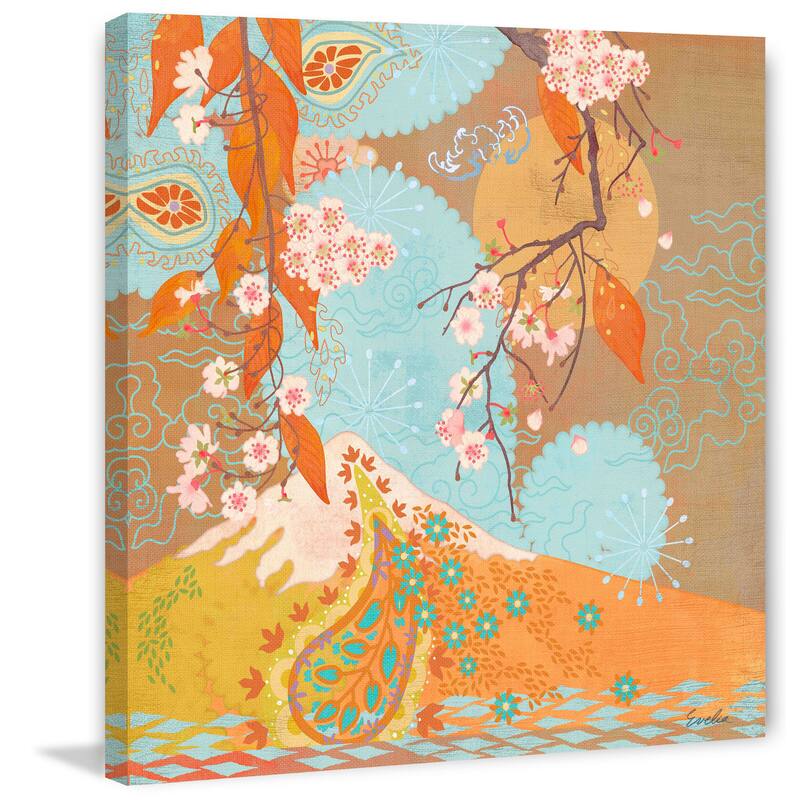 Marmont Hill - Autumn Flowering Cherry II by Evelia Painting Print on Canvas - Multi-Color