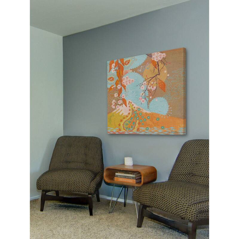 Marmont Hill - Autumn Flowering Cherry II by Evelia Painting Print on Canvas - Multi-Color