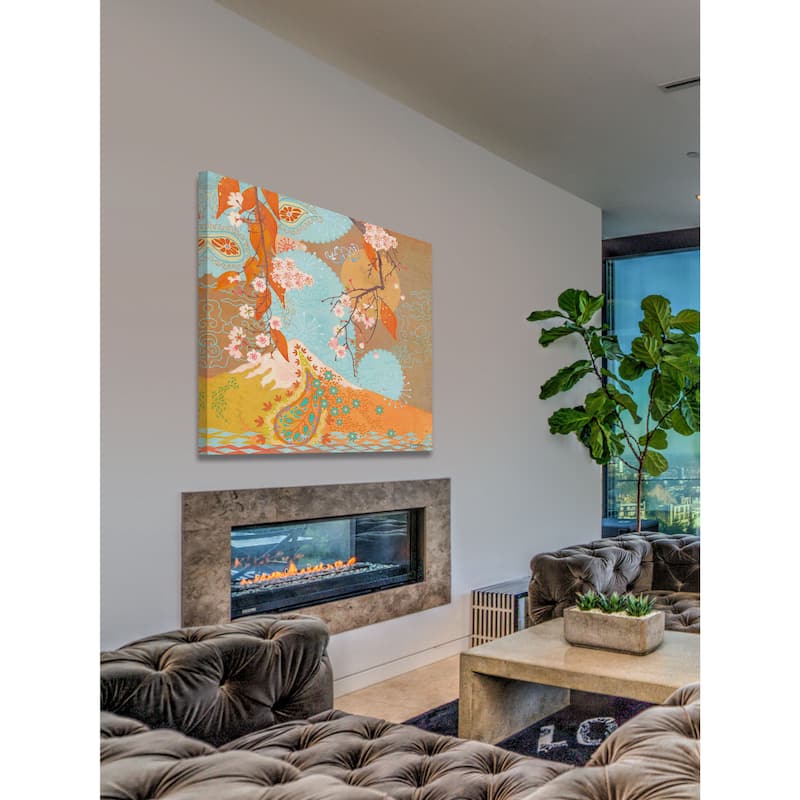 Marmont Hill - Autumn Flowering Cherry II by Evelia Painting Print on Canvas - Multi-Color