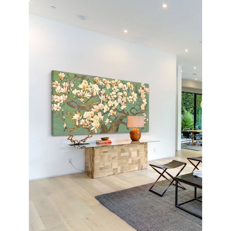 Marmont Hill - Magnolia Branches III by Evelia Painting Print on Canvas - Multi-Color
