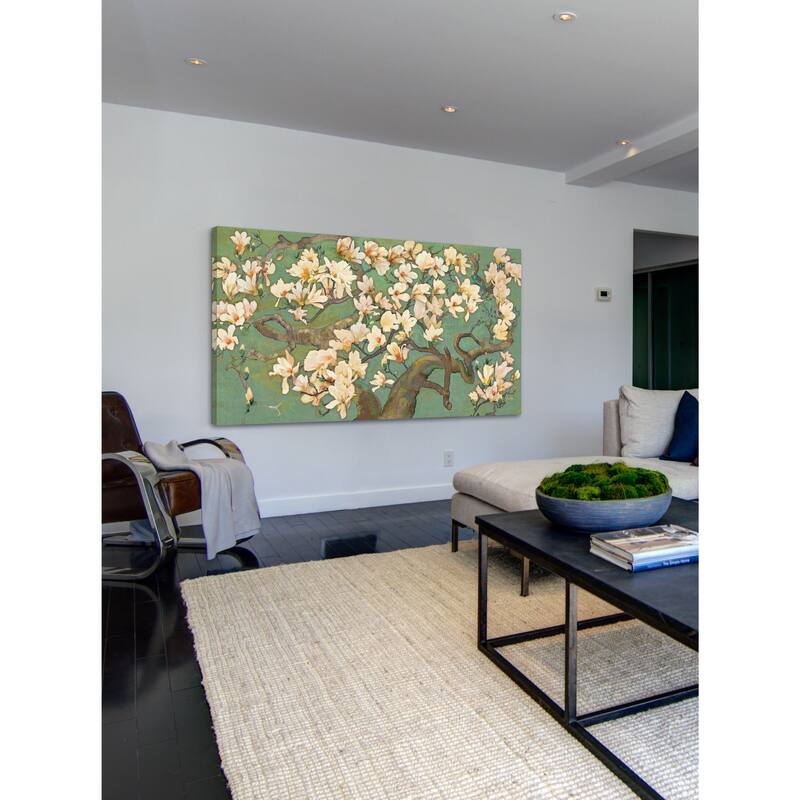 Marmont Hill - Magnolia Branches III by Evelia Painting Print on Canvas - Multi-Color