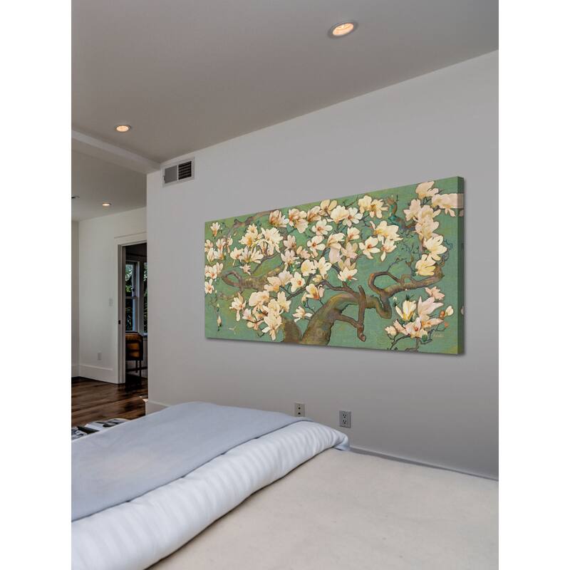 Marmont Hill - Magnolia Branches III by Evelia Painting Print on Canvas - Multi-Color