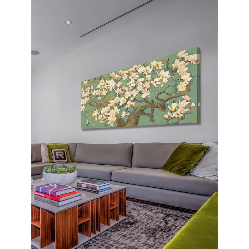 Marmont Hill - Magnolia Branches III by Evelia Painting Print on Canvas - Multi-Color