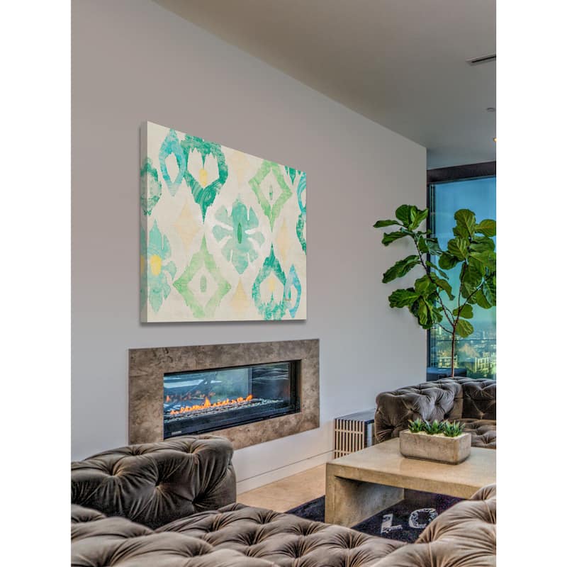 Marmont Hill - Emerald Star by Evelia Painting Print on Canvas - Multi-Color